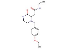 2-[1-(4-ethoxybenzyl)-3-oxo-2-piperazinyl]-N-ethylacetamide