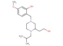 2-{[3-(2-hydroxyethyl)-4-isobutyl-1-piperazinyl]methyl}-5-methoxyphenol