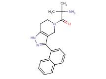 {1,1-dimethyl-2-[3-(1-naphthyl)-1,4,6,7-tetrahydro-5H-pyrazolo[4,3-c]pyridin-5-yl]-2-oxoethyl}amine hydrochloride