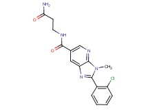 N-(3-amino-3-oxopropyl)-2-(2-chlorophenyl)-3-methyl-3H-imidazo[4,5-b]pyridine-6-carboxamide