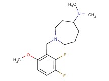 1-(2,3-difluoro-6-methoxybenzyl)-N,N-dimethylazepan-4-amine