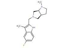 5-fluoro-3-methyl-2-{[(3aS*,6aS*)-1-methylhexahydropyrrolo[3,4-b]pyrrol-5(1H)-yl]methyl}-1H-indole