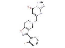 5-{[3-(2-fluorophenyl)-6,7-dihydroisoxazolo[4,5-c]pyridin-5(4H)-yl]methyl}[1,2,4]triazolo[1,5-a]pyrimidin-7(4H)-one
