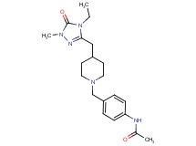 N-[4-({4-[(4-ethyl-1-methyl-5-oxo-4,5-dihydro-1H-1,2,4-triazol-3-yl)methyl]piperidin-1-yl}methyl)phenyl]acetamide