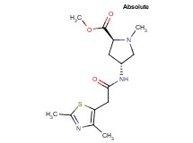 methyl (2S,4R)-4-{[(2,4-dimethyl-1,3-thiazol-5-yl)acetyl]amino}-1-methylpyrrolidine-2-carboxylate