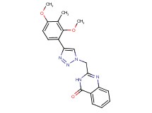 2-{[4-(2,4-dimethoxy-3-methylphenyl)-1H-1,2,3-triazol-1-yl]methyl}quinazolin-4(3H)-one