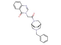 3-{2-[(1S*,5R*)-3-benzyl-3,6-diazabicyclo[3.2.2]non-6-yl]-2-oxoethyl}quinazolin-4(3H)-one