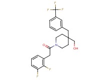 {1-[(2,3-difluorophenyl)acetyl]-4-[3-(trifluoromethyl)benzyl]-4-piperidinyl}methanol