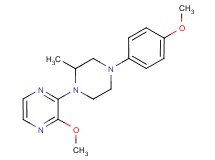 2-methoxy-3-[4-(4-methoxyphenyl)-2-methyl-1-piperazinyl]pyrazine