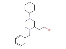 2-(1-benzyl-4-cyclohexyl-2-piperazinyl)ethanol