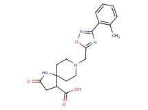 8-{[3-(2-methylphenyl)-1,2,4-oxadiazol-5-yl]methyl}-2-oxo-1,8-diazaspiro[4.5]decane-4-carboxylic acid
