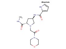 (4R)-N-methyl-1-(2-morpholin-4-yl-2-oxoethyl)-4-[(1H-pyrrol-2-ylcarbonyl)amino]-L-prolinamide