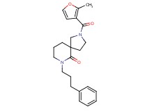 2-(2-methyl-3-furoyl)-7-(3-phenylpropyl)-2,7-diazaspiro[4.5]decan-6-one