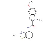 5-methoxy-1-methyl-N-(2-methyl-4,5,6,7-tetrahydro-1,3-benzothiazol-4-yl)-1H-indole-2-carboxamide