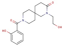 9-(2-hydroxybenzoyl)-2-(2-hydroxyethyl)-2,9-diazaspiro[5.5]undecan-3-one