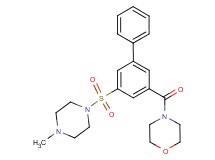 4-({5-[(4-methyl-1-piperazinyl)sulfonyl]-3-biphenylyl}carbonyl)morpholine
