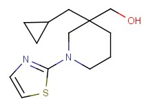 [3-(cyclopropylmethyl)-1-(1,3-thiazol-2-yl)piperidin-3-yl]methanol