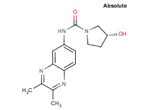(3R)-N-(2,3-dimethylquinoxalin-6-yl)-3-hydroxypyrrolidine-1-carboxamide