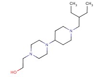 2-{4-[1-(2-ethylbutyl)-4-piperidinyl]-1-piperazinyl}ethanol