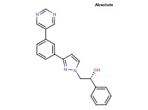 (1R)-1-phenyl-2-{3-[3-(5-pyrimidinyl)phenyl]-1H-pyrazol-1-yl}ethanol