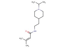 N-[2-(1-isopropylpiperidin-4-yl)ethyl]-3-methylbut-2-enamide
