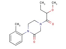 4-(2-methoxybutanoyl)-1-(2-methylphenyl)-2-piperazinone