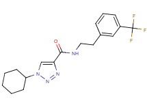 1-cyclohexyl-N-{2-[3-(trifluoromethyl)phenyl]ethyl}-1H-1,2,3-triazole-4-carboxamide