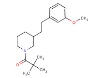 1-(2,2-dimethylpropanoyl)-3-[2-(3-methoxyphenyl)ethyl]piperidine