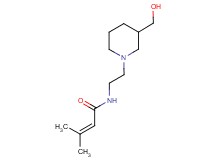 N-{2-[3-(hydroxymethyl)piperidin-1-yl]ethyl}-3-methylbut-2-enamide
