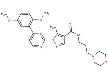 1-[4-(2,5-dimethoxyphenyl)-2-pyrimidinyl]-5-methyl-N-[3-(4-morpholinyl)propyl]-1H-pyrazole-4-carboxamide