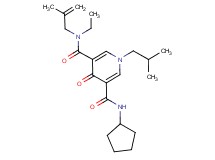 N'-cyclopentyl-N-ethyl-1-isobutyl-N-(2-methyl-2-propen-1-yl)-4-oxo-1,4-dihydro-3,5-pyridinedicarboxamide