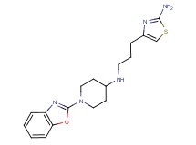 N-[3-(2-amino-1,3-thiazol-4-yl)propyl]-1-(1,3-benzoxazol-2-yl)piperidin-4-amine