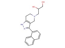 3-[3-(1-naphthyl)-1,4,6,7-tetrahydro-5H-pyrazolo[4,3-c]pyridin-5-yl]propane-1,2-diol
