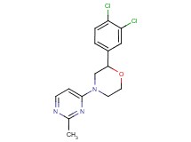2-(3,4-dichlorophenyl)-4-(2-methylpyrimidin-4-yl)morpholine