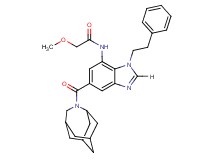 N-[5-(4-azatricyclo[4.3.1.1~3,8~]undec-4-ylcarbonyl)-1-(2-phenylethyl)-1H-benzimidazol-7-yl]-2-methoxyacetamide