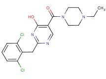 2-(2,6-dichlorobenzyl)-5-[(4-ethylpiperazin-1-yl)carbonyl]pyrimidin-4-ol