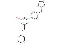 3-(2-piperidin-2-ylethyl)-5-[5-(pyrrolidin-1-ylmethyl)pyridin-2-yl]phenol