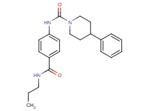 4-phenyl-N-{4-[(propylamino)carbonyl]phenyl}piperidine-1-carboxamide
