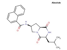 N-[(3S,7S,8aS)-3-isobutyl-1,4-dioxooctahydropyrrolo[1,2-a]pyrazin-7-yl]-1-naphthamide