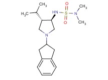 N'-[rel-(3R,4S)-1-(2,3-dihydro-1H-inden-2-yl)-4-isopropyl-3-pyrrolidinyl]-N,N-dimethylsulfamide hydrochloride