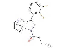 (3R*,3aR*,7aR*)-1-butyryl-3-(2,3-difluorophenyl)octahydro-4,7-ethanopyrrolo[3,2-b]pyridine