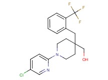 {1-(5-chloropyridin-2-yl)-4-[2-(trifluoromethyl)benzyl]piperidin-4-yl}methanol