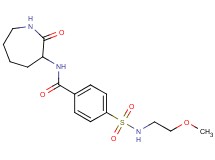 4-{[(2-methoxyethyl)amino]sulfonyl}-N-(2-oxo-3-azepanyl)benzamide