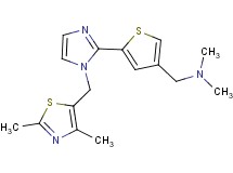 1-(5-{1-[(2,4-dimethyl-1,3-thiazol-5-yl)methyl]-1H-imidazol-2-yl}-3-thienyl)-N,N-dimethylmethanamine