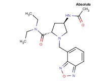 (4R)-4-(acetylamino)-1-(2,1,3-benzoxadiazol-4-ylmethyl)-N,N-diethyl-L-prolinamide