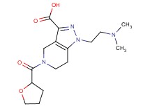 1-[2-(dimethylamino)ethyl]-5-(tetrahydrofuran-2-ylcarbonyl)-4,5,6,7-tetrahydro-1H-pyrazolo[4,3-c]pyridine-3-carboxylic acid