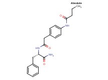 N-[4-(2-{[(1S)-2-amino-1-benzyl-2-oxoethyl]amino}-2-oxoethyl)phenyl]butanamide