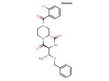 (3S,9aR)-3-[(1R)-1-(benzyloxy)ethyl]-8-(2-chlorobenzoyl)tetrahydro-2H-pyrazino[1,2-a]pyrazine-1,4(3H,6H)-dione