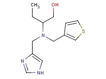 2-[(1H-imidazol-4-ylmethyl)(3-thienylmethyl)amino]butan-1-ol