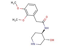 2-(2,3-dimethoxyphenyl)-N-[rel-(3R,4R)-3-hydroxy-4-piperidinyl]acetamide hydrochloride